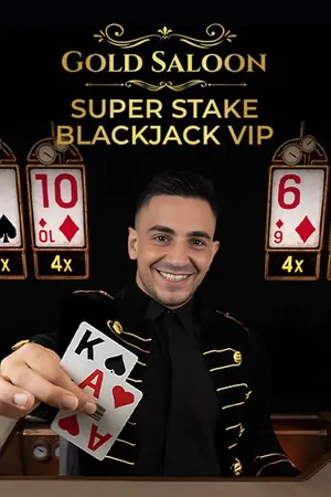 Gold Saloon Super Stake Blackjack VIP — gra w kasynie Welvura